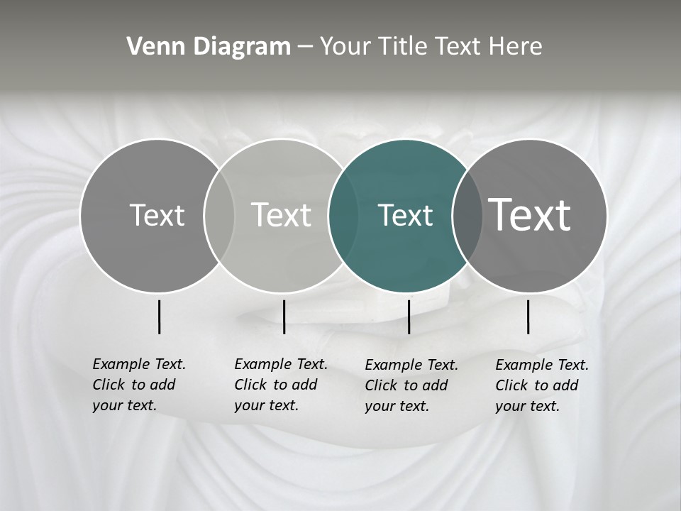 A Person Holding A Statue With Their Hands PowerPoint Template