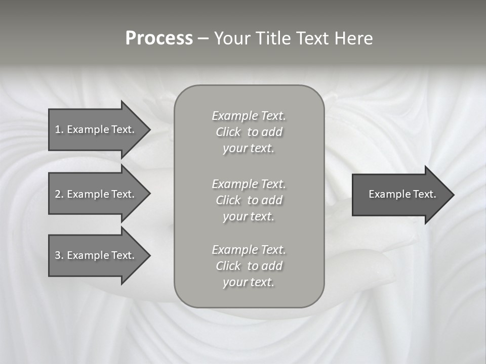 A Person Holding A Statue With Their Hands PowerPoint Template