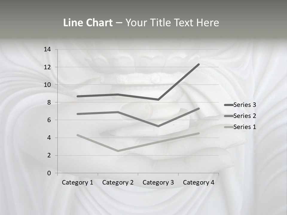A Person Holding A Statue With Their Hands PowerPoint Template