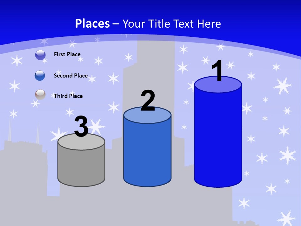 Sears Tower Chicago In Winter With Falling Snow Jpg PowerPoint Template