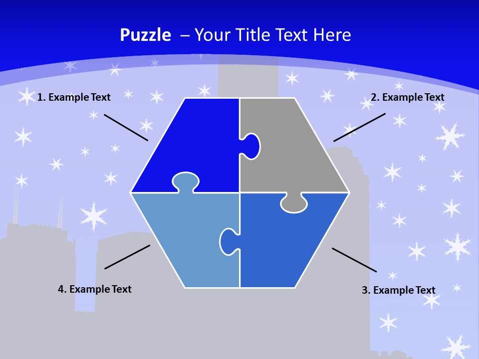 Sears Tower Chicago In Winter With Falling Snow Jpg PowerPoint Template