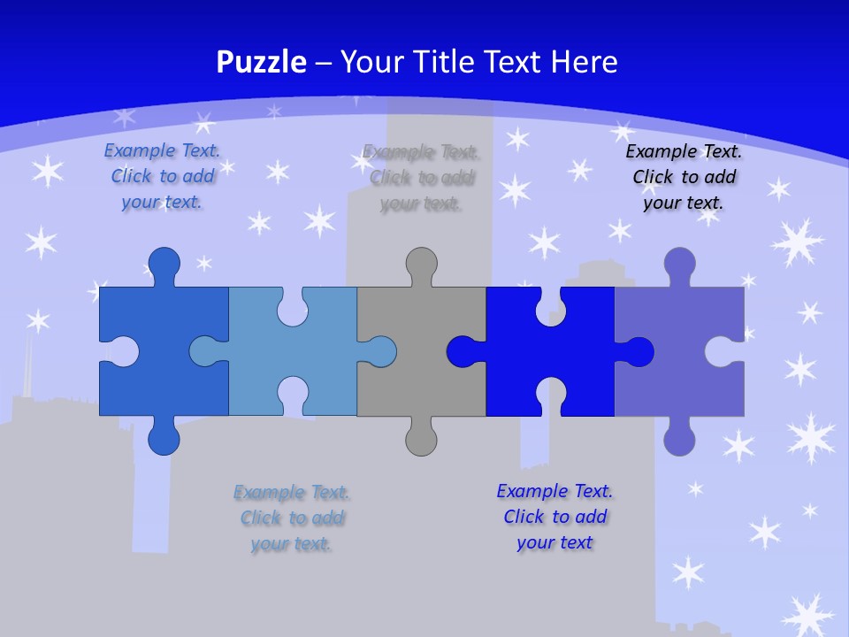 Sears Tower Chicago In Winter With Falling Snow Jpg PowerPoint Template