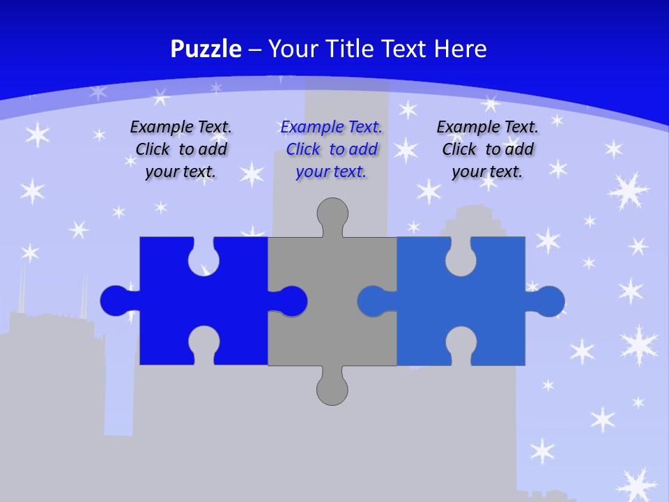 Sears Tower Chicago In Winter With Falling Snow Jpg PowerPoint Template