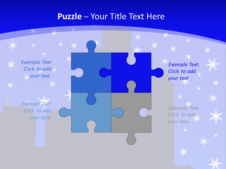 Sears Tower Chicago In Winter With Falling Snow Jpg PowerPoint Template