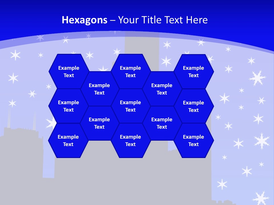 Sears Tower Chicago In Winter With Falling Snow Jpg PowerPoint Template