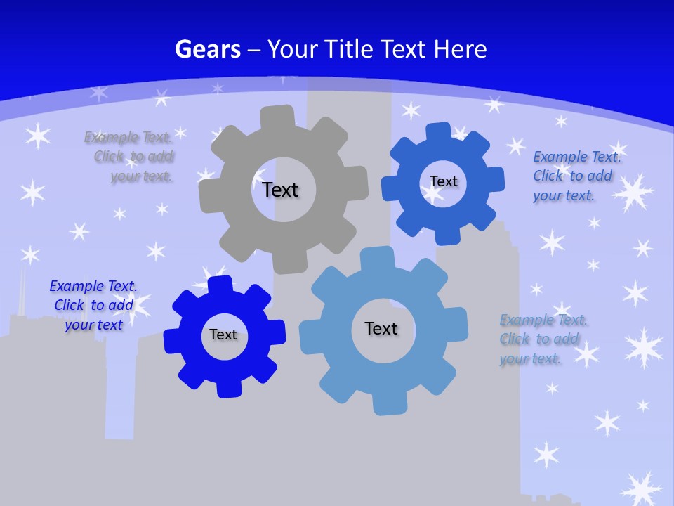 Sears Tower Chicago In Winter With Falling Snow Jpg PowerPoint Template