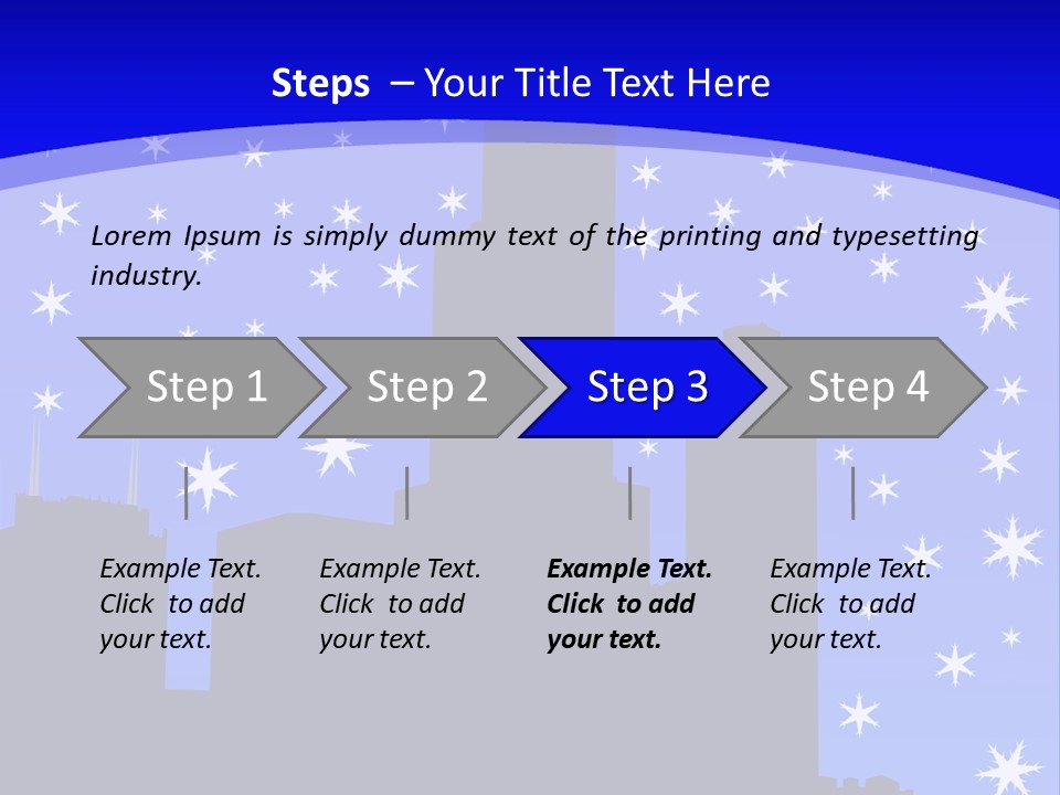 Sears Tower Chicago In Winter With Falling Snow Jpg PowerPoint Template