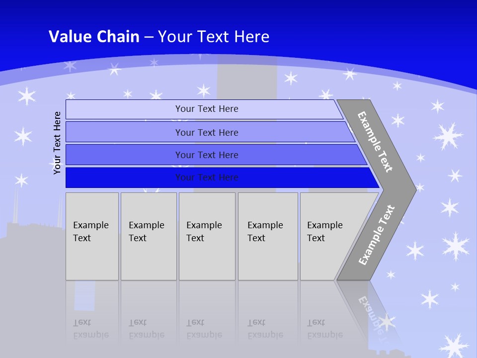 Sears Tower Chicago In Winter With Falling Snow Jpg PowerPoint Template