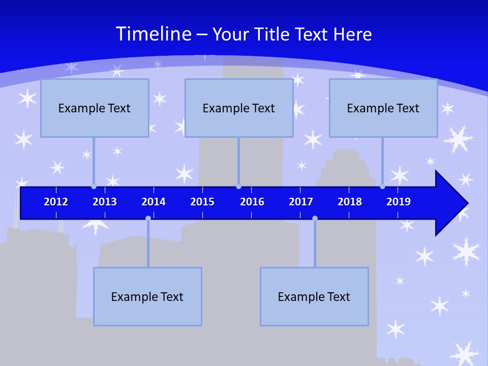 Sears Tower Chicago In Winter With Falling Snow Jpg PowerPoint Template