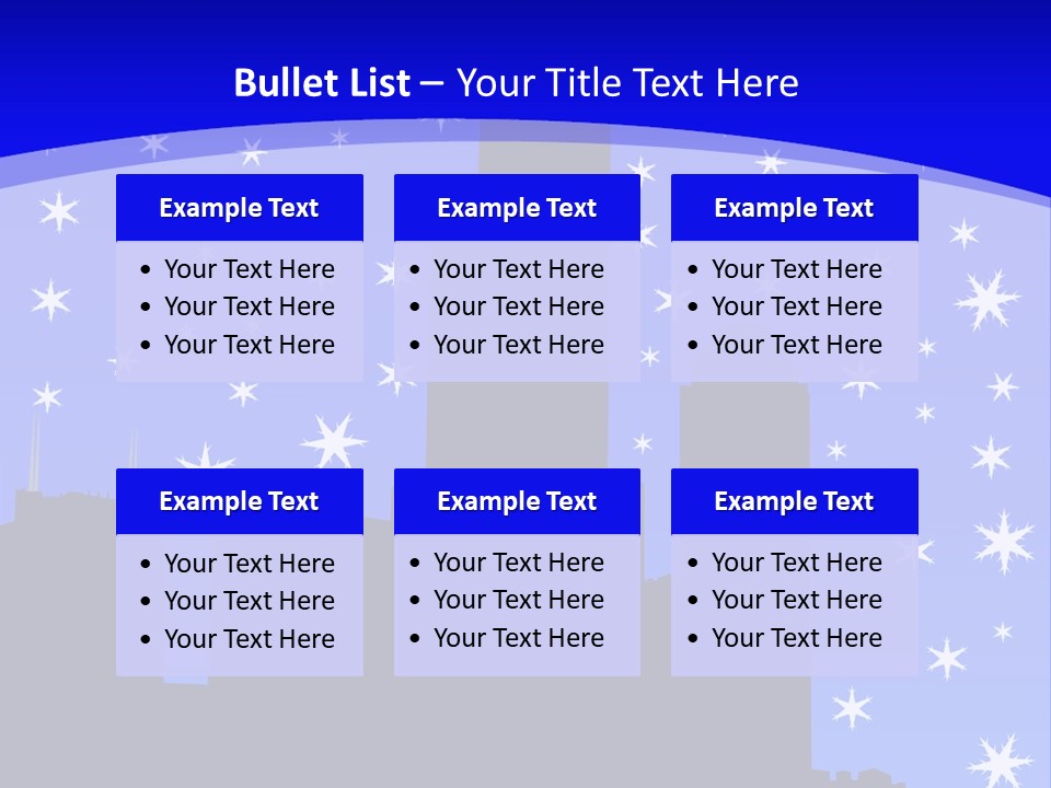 Sears Tower Chicago In Winter With Falling Snow Jpg PowerPoint Template