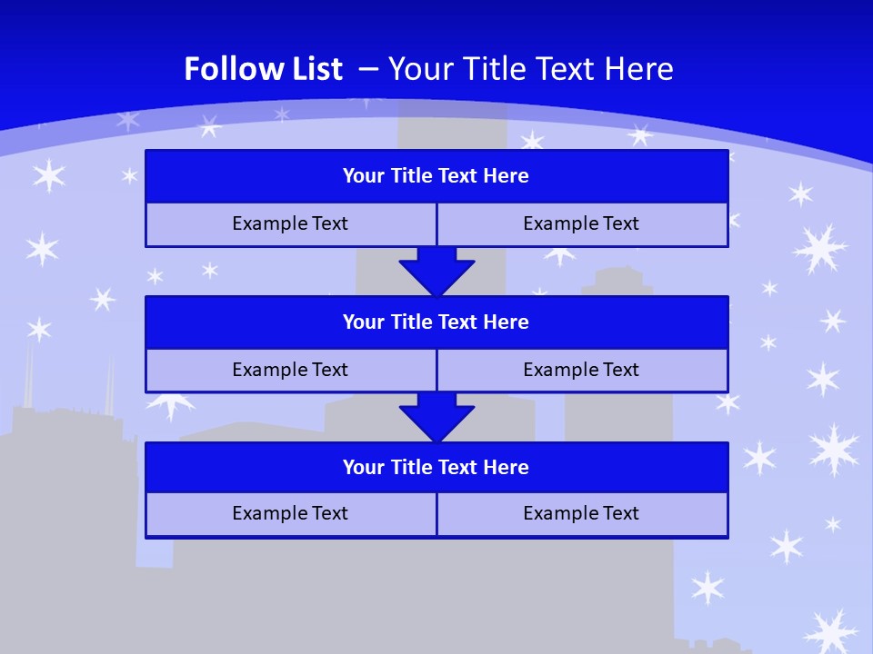 Sears Tower Chicago In Winter With Falling Snow Jpg PowerPoint Template