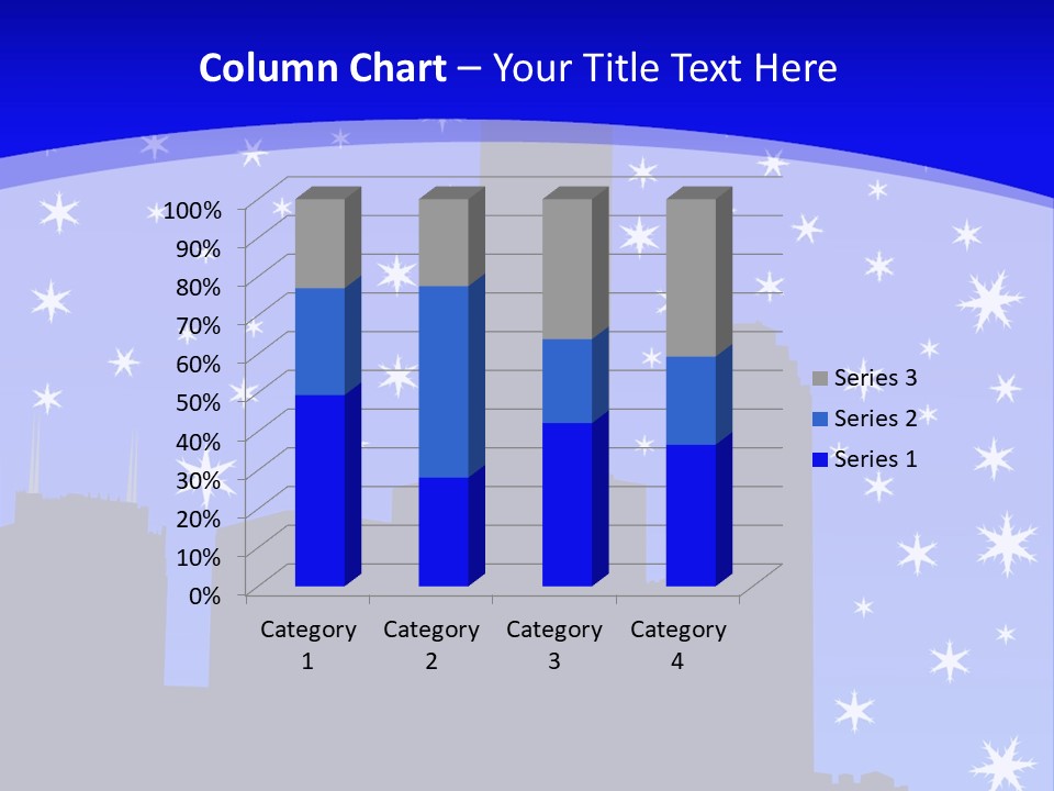 Sears Tower Chicago In Winter With Falling Snow Jpg PowerPoint Template