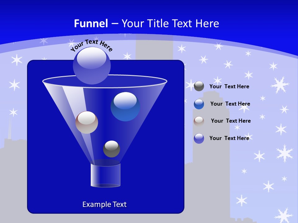 Sears Tower Chicago In Winter With Falling Snow Jpg PowerPoint Template