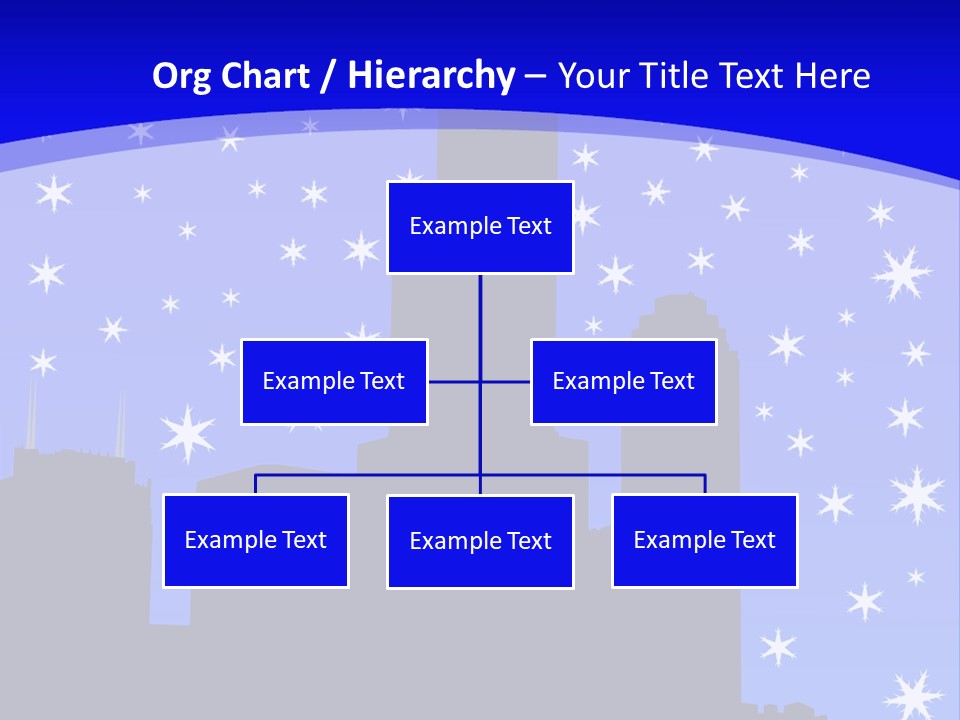 Sears Tower Chicago In Winter With Falling Snow Jpg PowerPoint Template