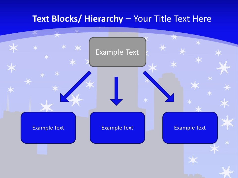 Sears Tower Chicago In Winter With Falling Snow Jpg PowerPoint Template