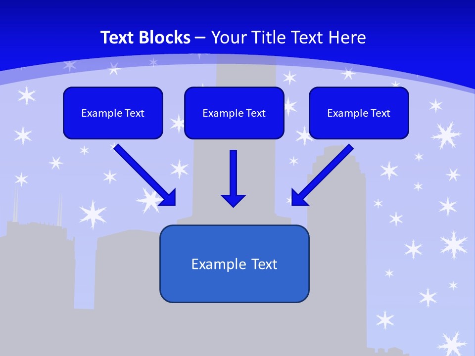 Sears Tower Chicago In Winter With Falling Snow Jpg PowerPoint Template