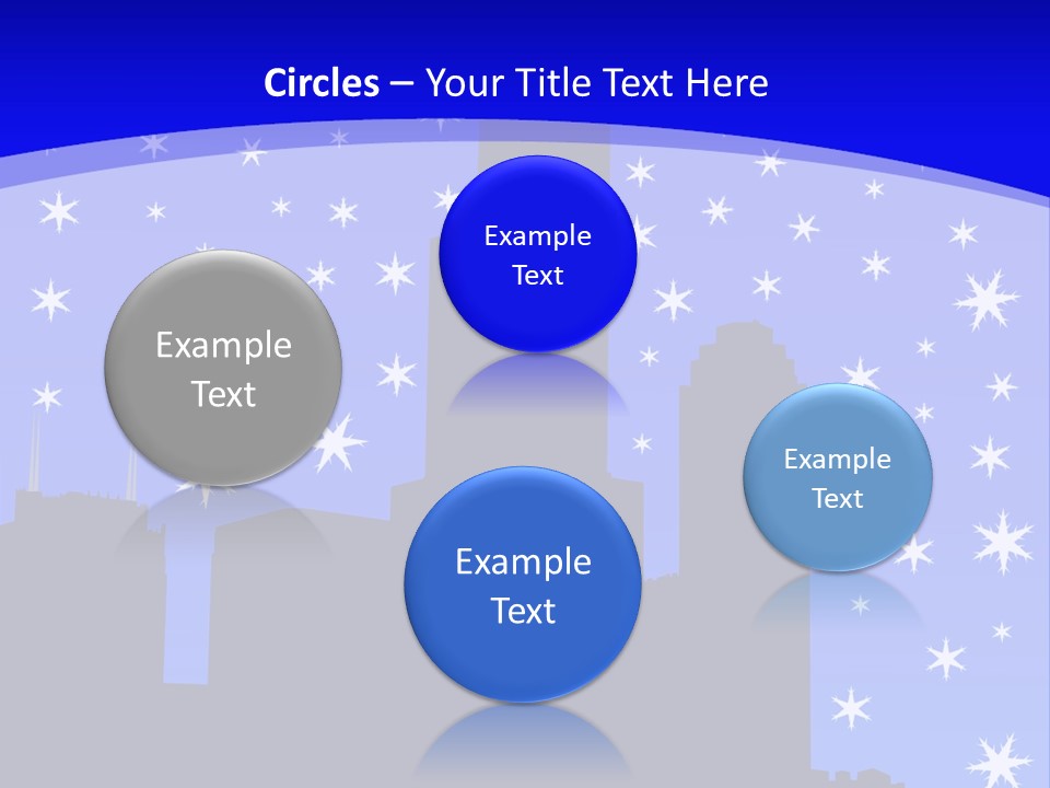 Sears Tower Chicago In Winter With Falling Snow Jpg PowerPoint Template