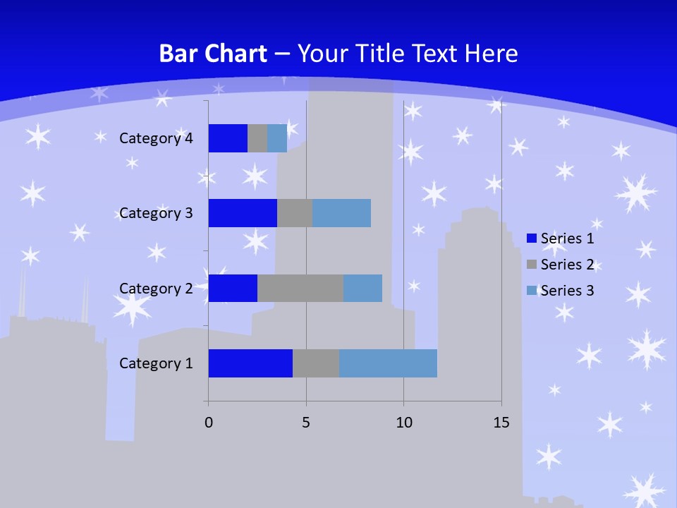Sears Tower Chicago In Winter With Falling Snow Jpg PowerPoint Template