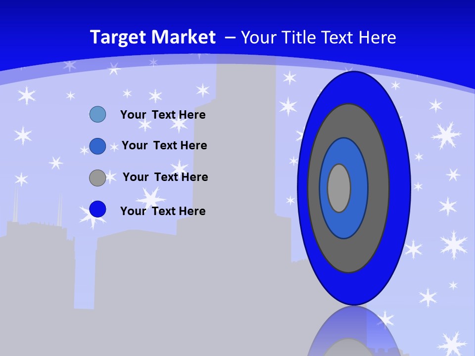 Sears Tower Chicago In Winter With Falling Snow Jpg PowerPoint Template