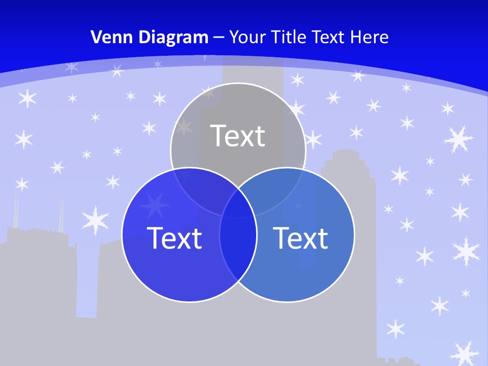 Sears Tower Chicago In Winter With Falling Snow Jpg PowerPoint Template