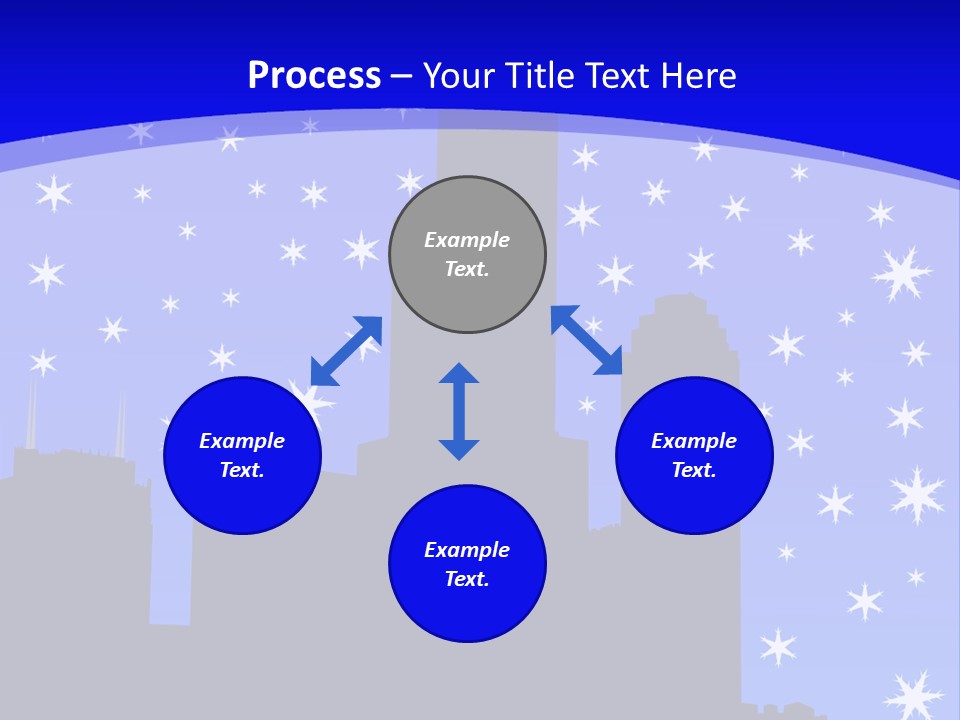 Sears Tower Chicago In Winter With Falling Snow Jpg PowerPoint Template