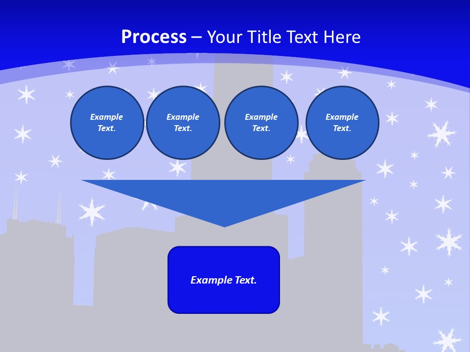 Sears Tower Chicago In Winter With Falling Snow Jpg PowerPoint Template