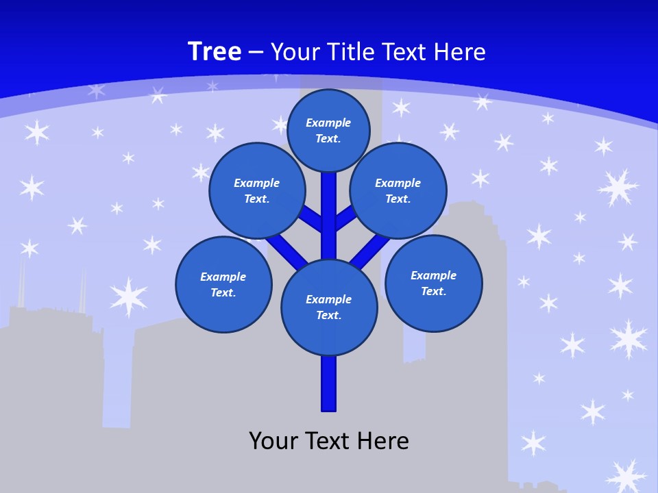 Sears Tower Chicago In Winter With Falling Snow Jpg PowerPoint Template