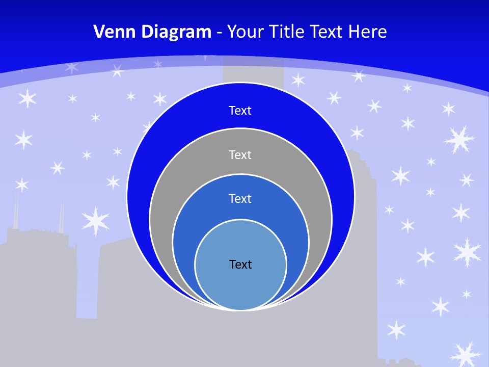 Sears Tower Chicago In Winter With Falling Snow Jpg PowerPoint Template