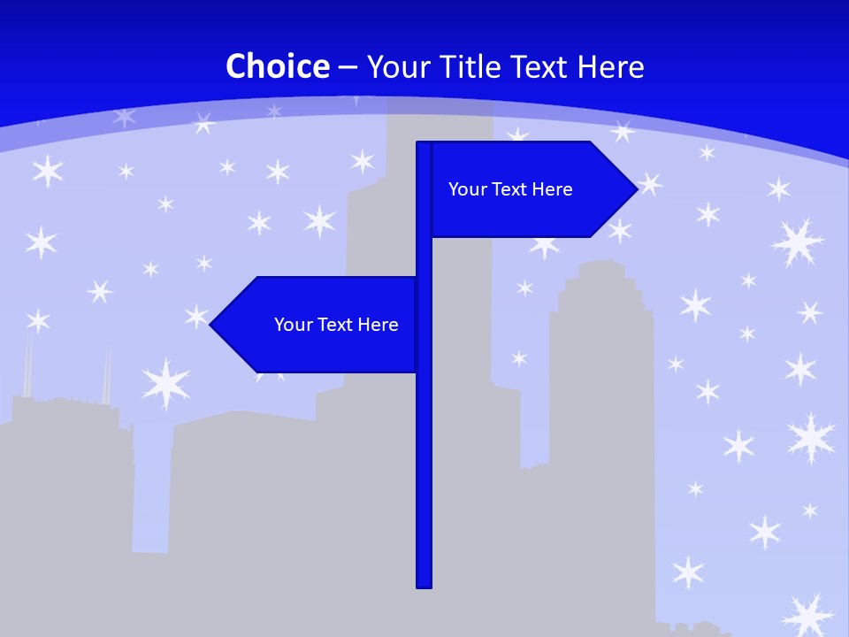 Sears Tower Chicago In Winter With Falling Snow Jpg PowerPoint Template