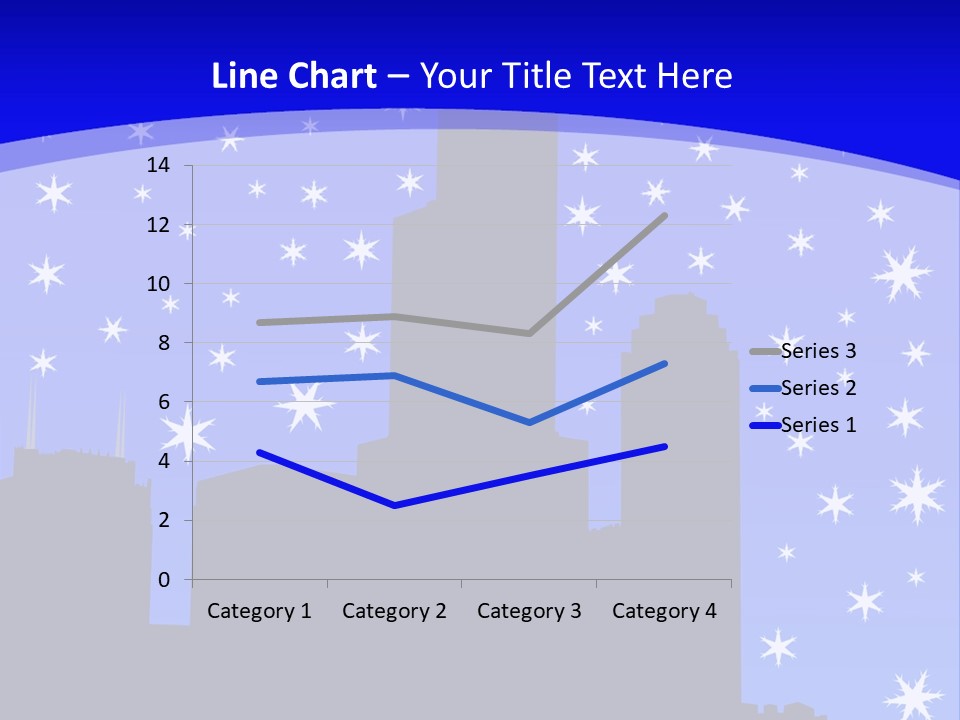 Sears Tower Chicago In Winter With Falling Snow Jpg PowerPoint Template