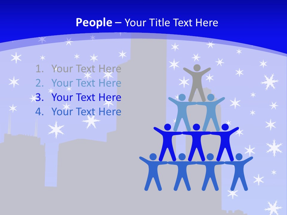 Sears Tower Chicago In Winter With Falling Snow Jpg PowerPoint Template