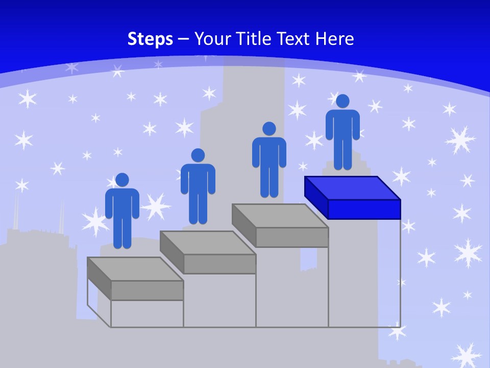 Sears Tower Chicago In Winter With Falling Snow Jpg PowerPoint Template