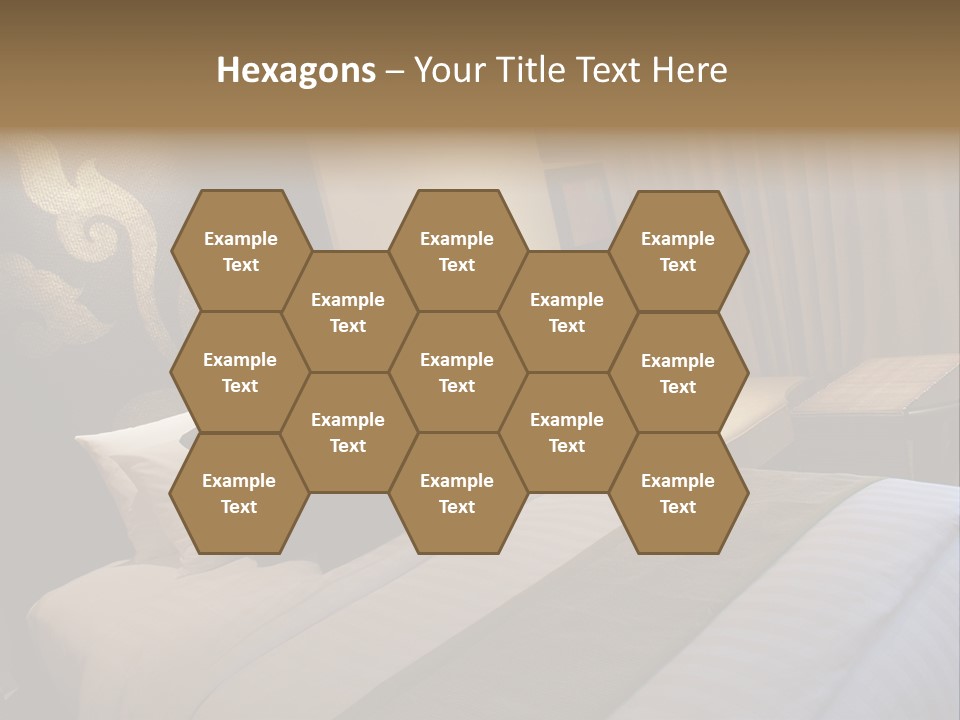 Contemporary Hotel Bedroom PowerPoint Template