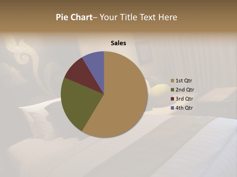Contemporary Hotel Bedroom PowerPoint Template