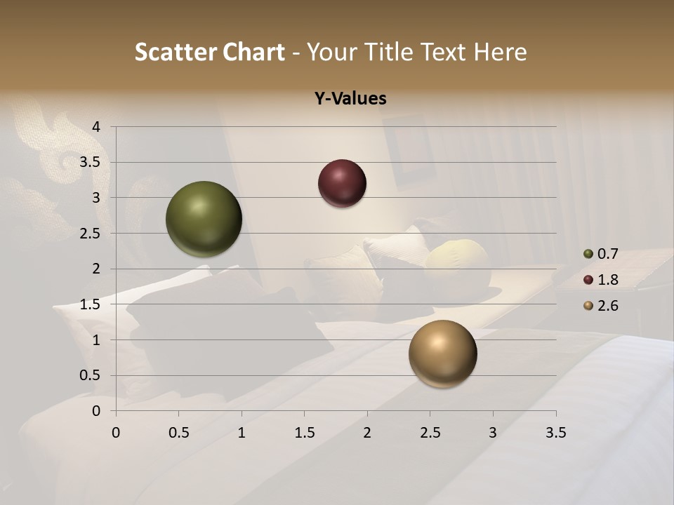 Contemporary Hotel Bedroom PowerPoint Template