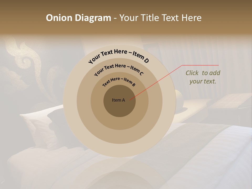 Contemporary Hotel Bedroom PowerPoint Template