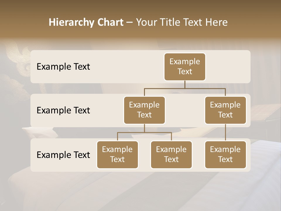 Contemporary Hotel Bedroom PowerPoint Template
