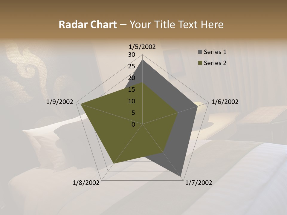 Contemporary Hotel Bedroom PowerPoint Template