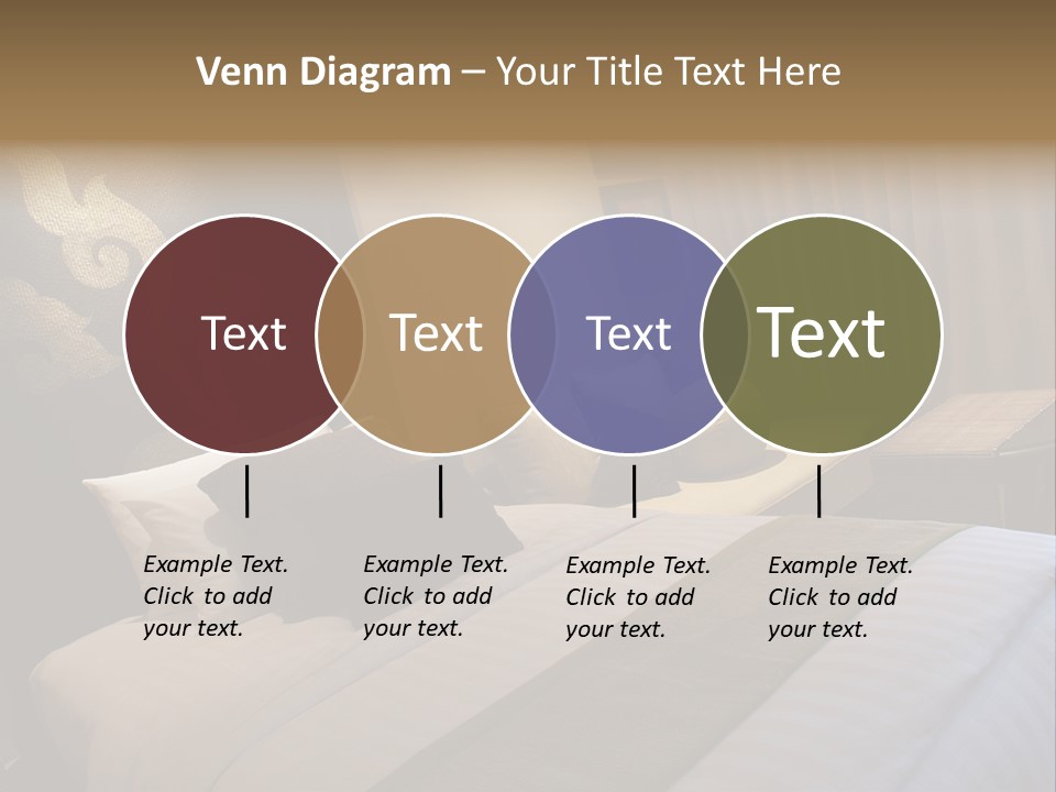 Contemporary Hotel Bedroom PowerPoint Template
