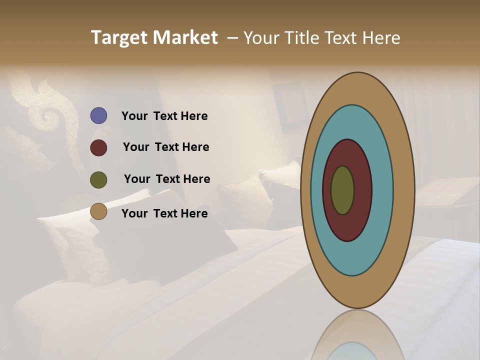 Contemporary Hotel Bedroom PowerPoint Template