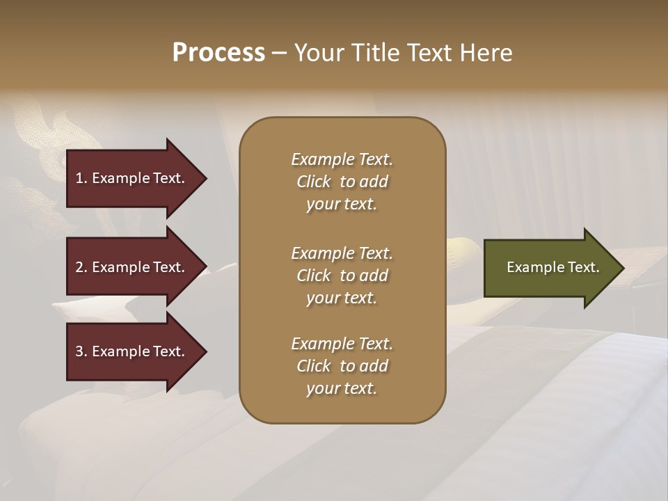 Contemporary Hotel Bedroom PowerPoint Template