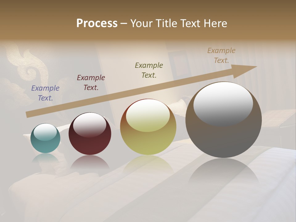 Contemporary Hotel Bedroom PowerPoint Template