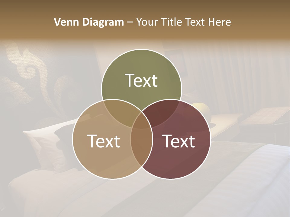 Contemporary Hotel Bedroom PowerPoint Template