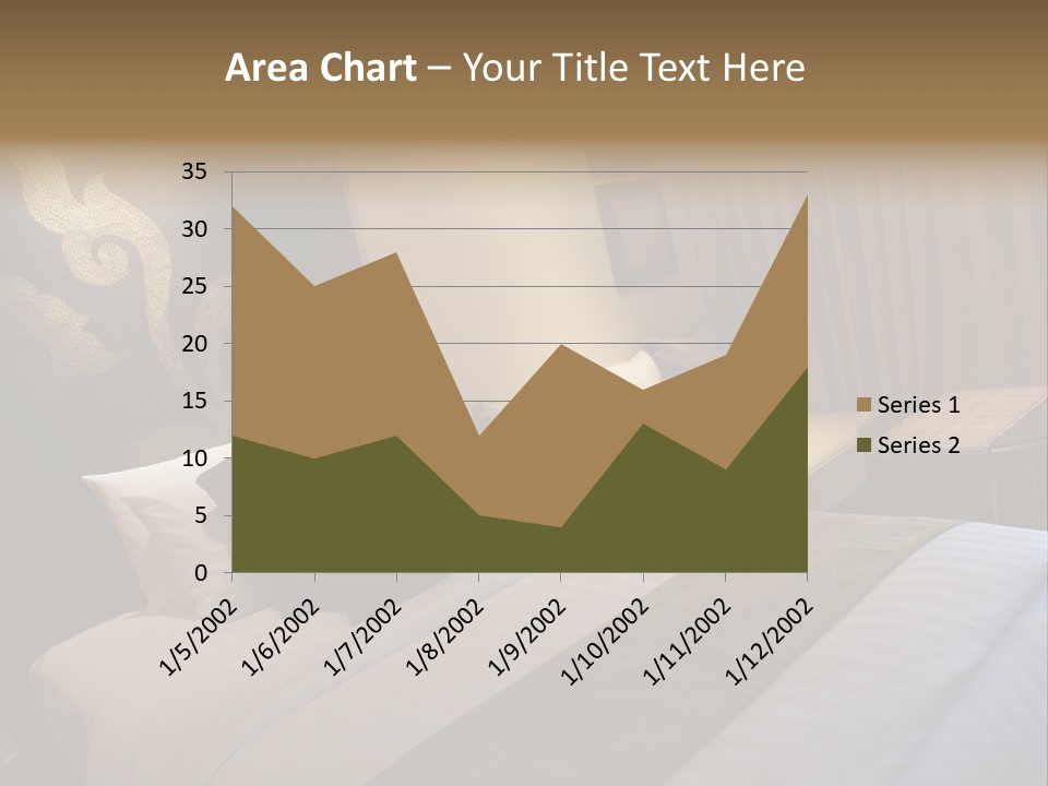 Contemporary Hotel Bedroom PowerPoint Template