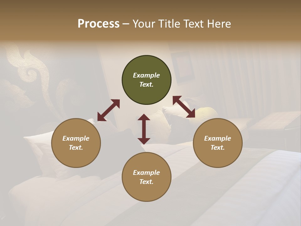Contemporary Hotel Bedroom PowerPoint Template