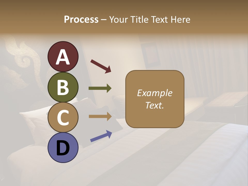 Contemporary Hotel Bedroom PowerPoint Template