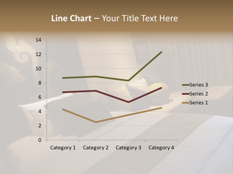 Contemporary Hotel Bedroom PowerPoint Template