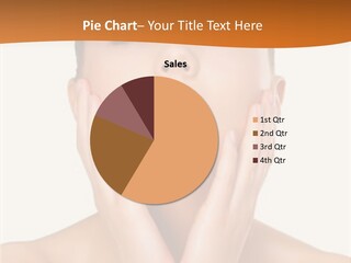 A Woman With Her Hands On Her Face PowerPoint Template