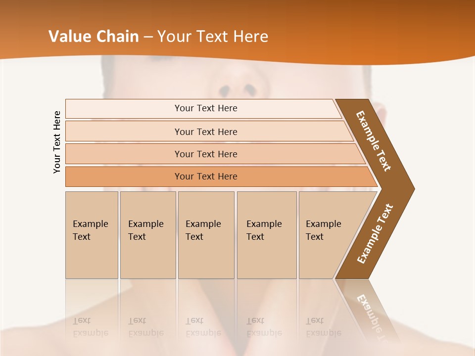 A Woman With Her Hands On Her Face PowerPoint Template