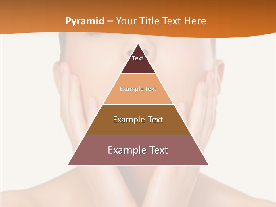 A Woman With Her Hands On Her Face PowerPoint Template